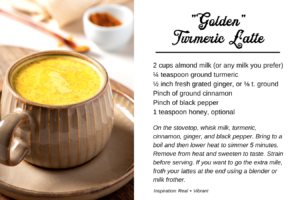 golden turmeric latte recipe